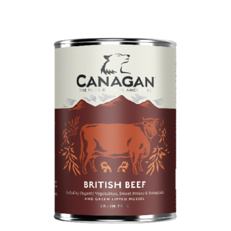 Canagan Blik Brits Rundvlees 395 Gram