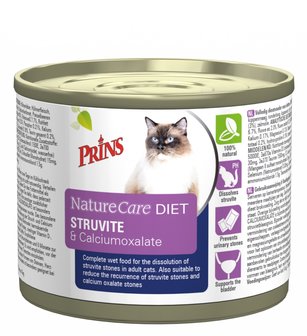 Prins NatureCare Diet Struvite &amp; Calciumoxalate 200gram