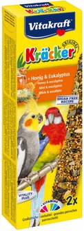 Vitakraft Kracker Valkparkiet Honing &amp; Eucalyptus