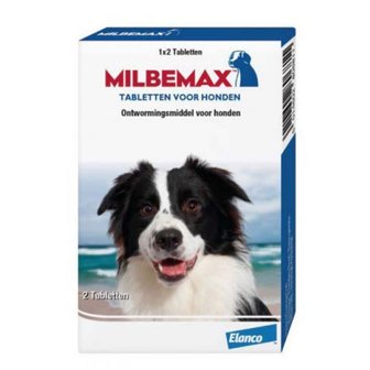 Milbemax Hond 2 Tabletten