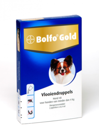 Bolfo Gold Hond 1,5 tot 4 kg 2 Pipetten