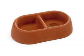 Betonnen Voerbak Ovaal Dubbel