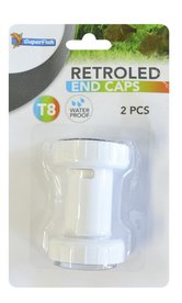 SuperFish Retro LED Montagedoppen T8 2 Stuks