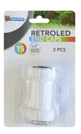 SuperFish Retro LED Montagedoppen T5 2 Stuks