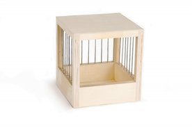 Houten Broedkastje Gespijld Large